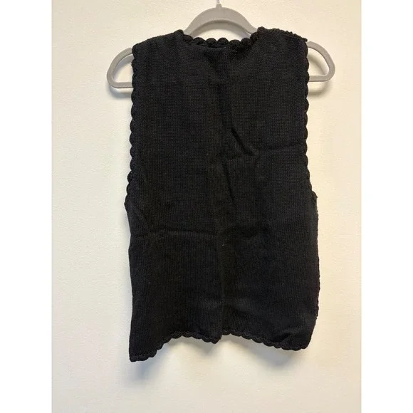 VTG NWT 90's Floral Knit‎ Cardigan Vest Cottagecore By Freeze Frame SEARS - Picture 7 of 7